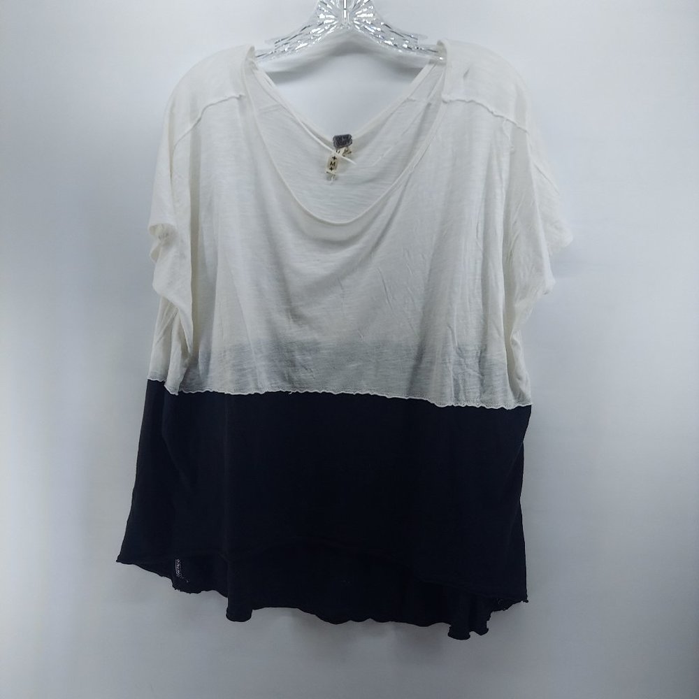 We the Free  wide neck oversize top medium
